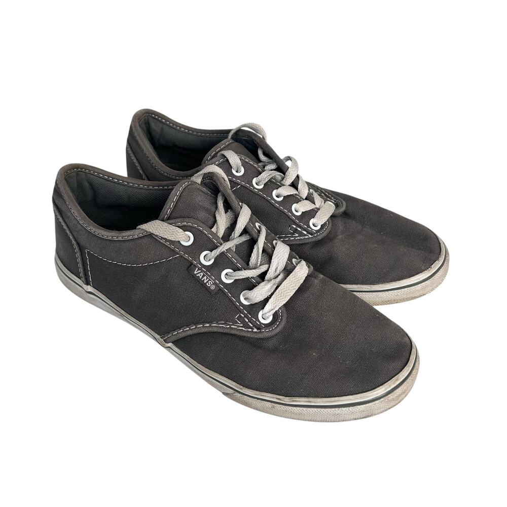 Vans Gray Low Top Sneakers Sz 6